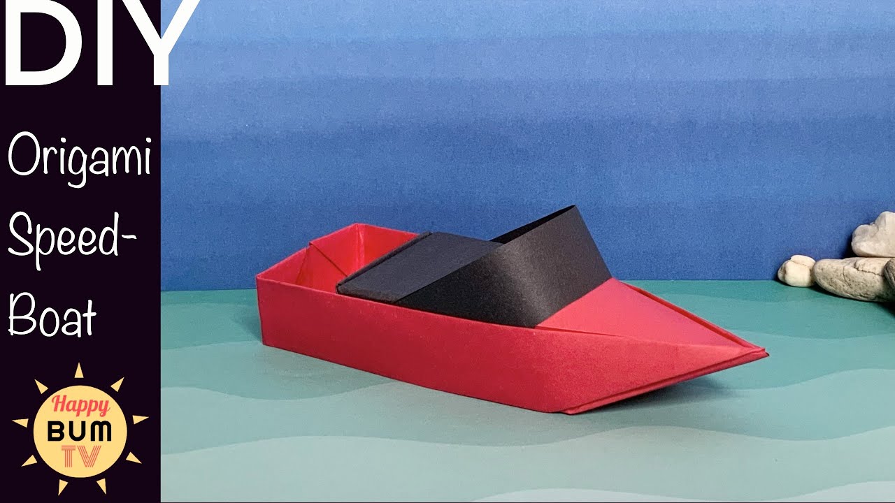 ORIGAMI BOAT I HOW TO MAKE ORIGAMI SPEED BOAT I DIY PAPER BOAT I EASY DIY PAPER CRAFTS