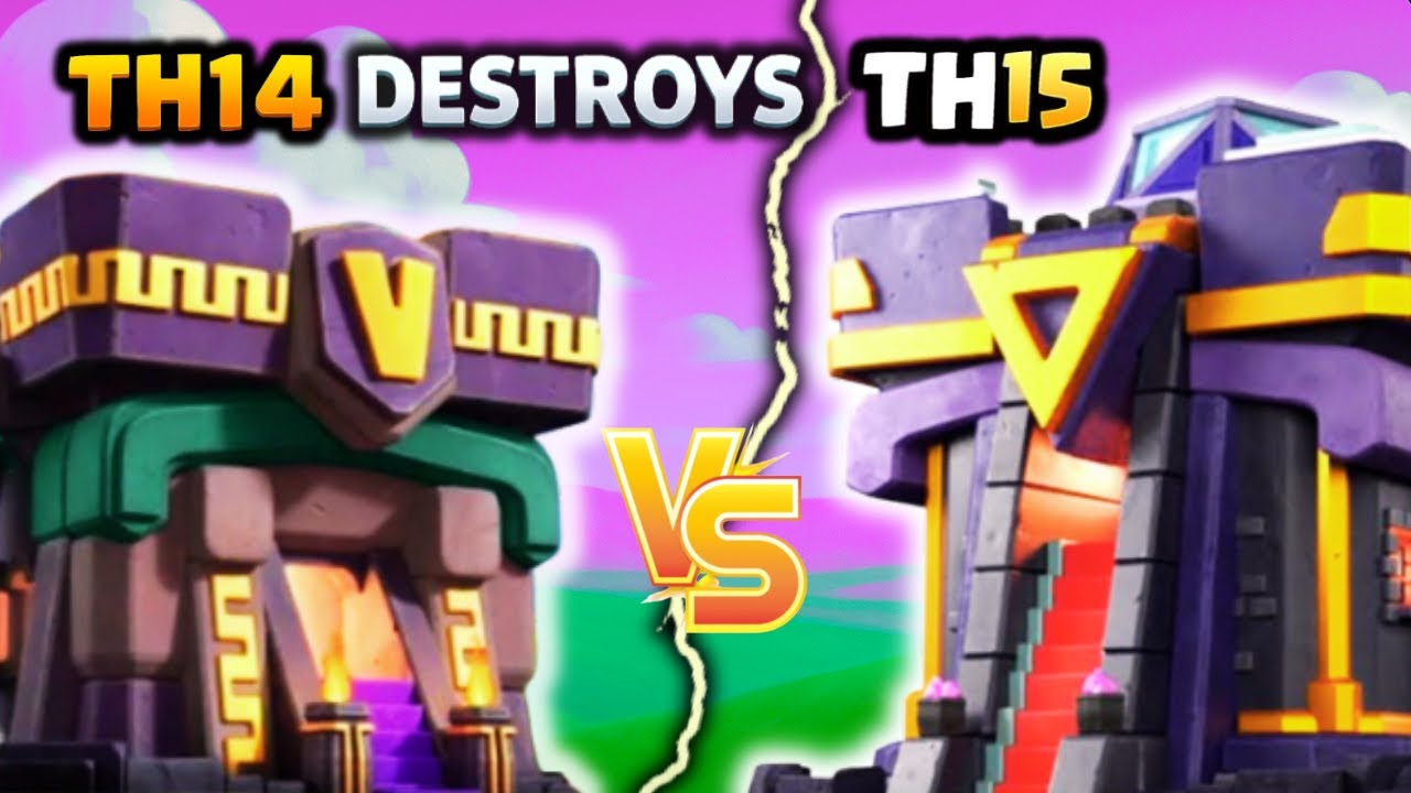TH14 Wrecks TH15 with This Secret Strategy! 🔥
