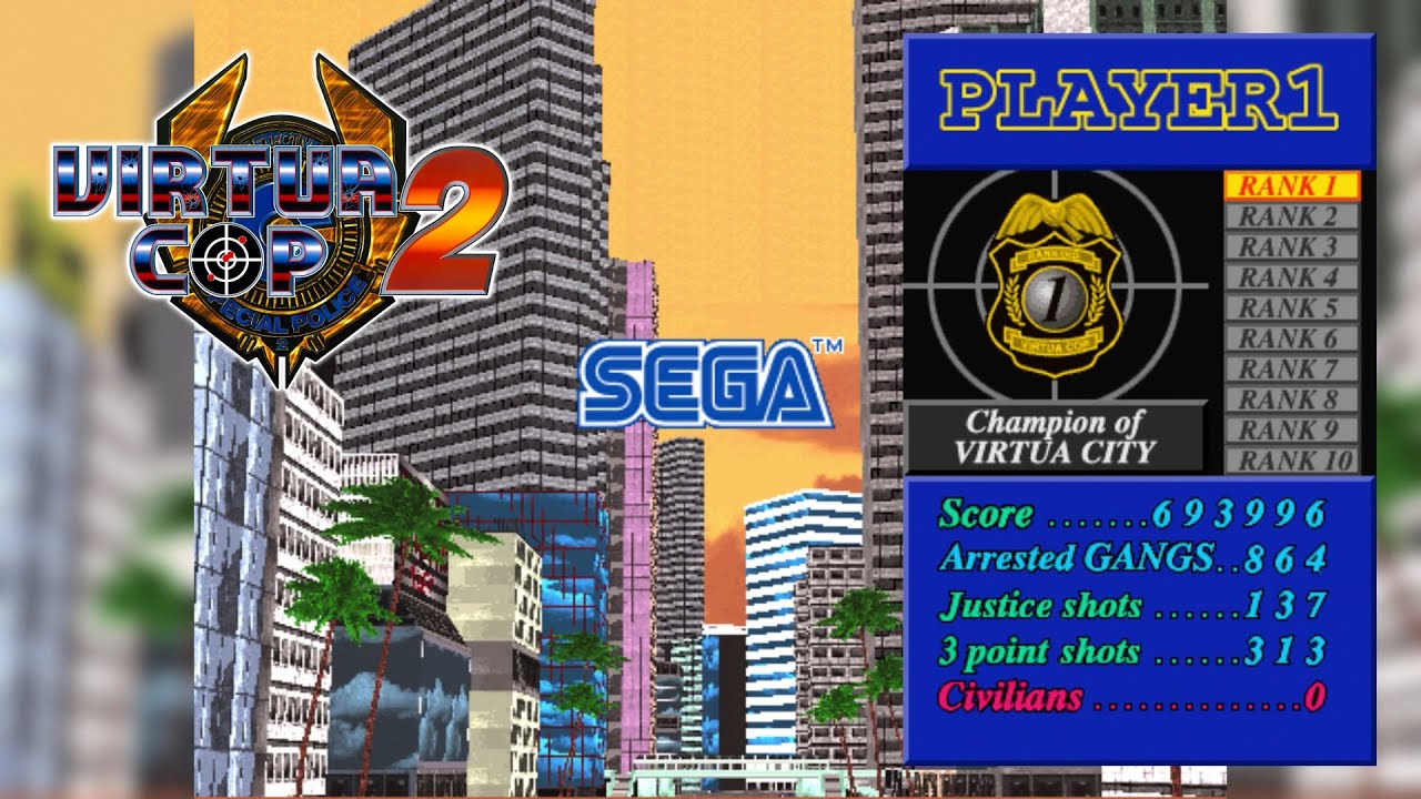 Virtua Cop 2 Arcade [ MAME 0.277Git ] - NO DAMAGE - 693.996