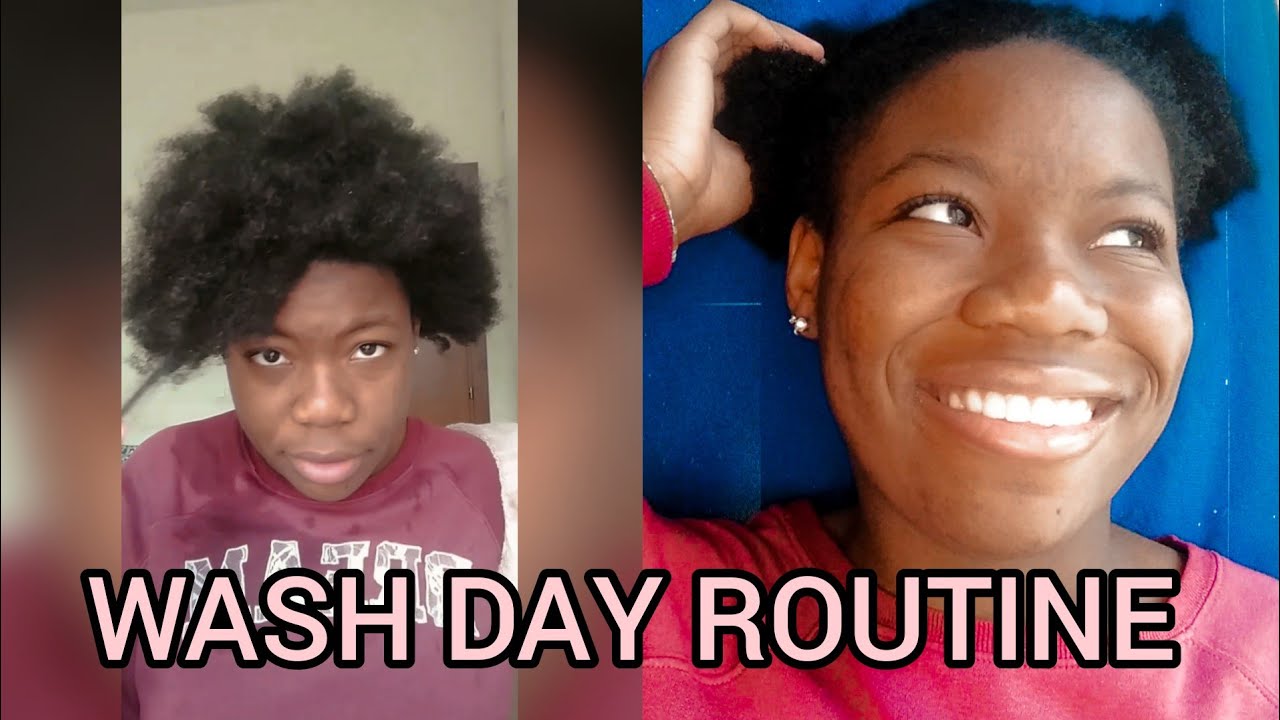 My wash day routine. Natural hair and styling