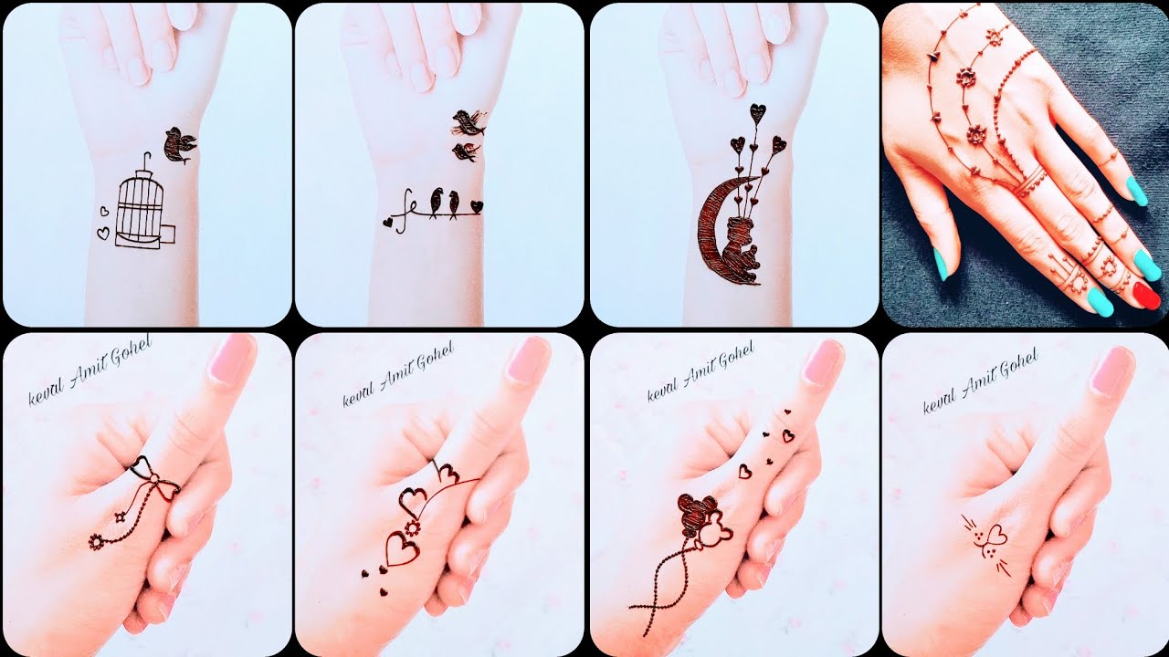 ❤️New Beautiful Heena Mehndi Tattoo Designs ❤️ New Stylish TATTOO❤️ TATTOO DESIGNS with step by step