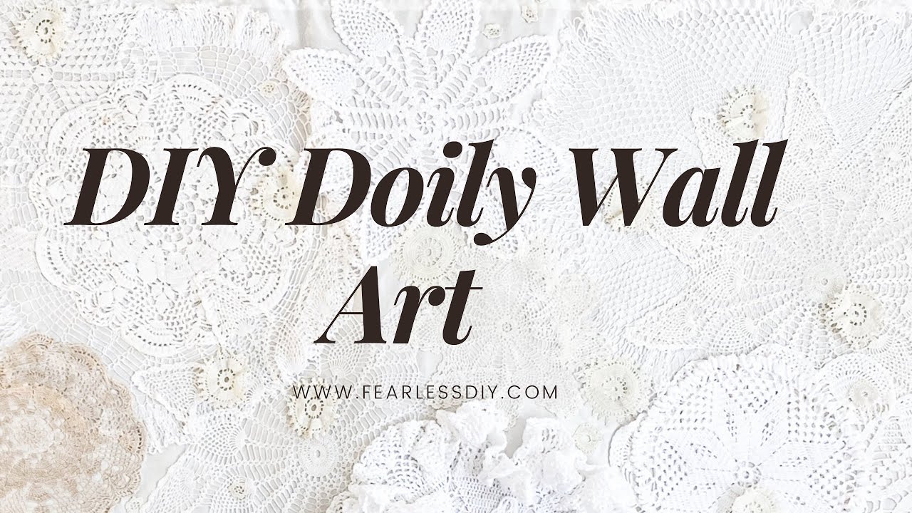 DIY Doily Wall Art