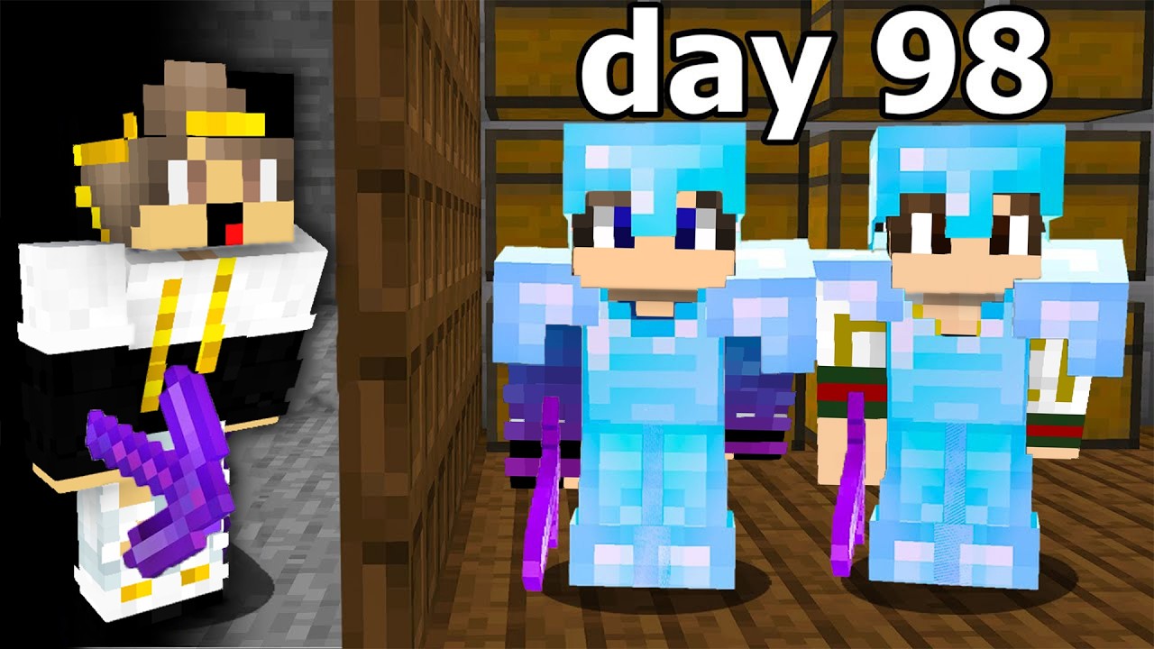 ماين كرافت ولكن استخبيت في بيت اعدائي لمدة 24 ساعة داخل منزلهم ( الانتقام من اعدائي ) !!!!!🔥🔥