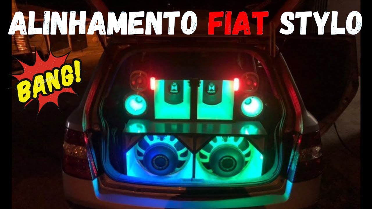 REGULAGEM/ALINHAMENTO SOM FIAT STILO!!!! PASSO A PASSO!!