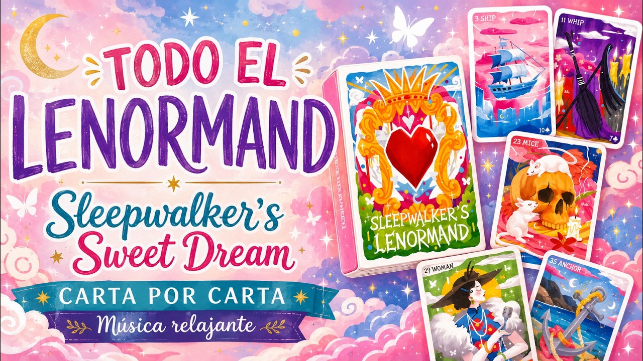 Sleepwalker's Sweet Dream Lenormand. Flipthrough #lenormanddeck   #sweetdreamlenormand