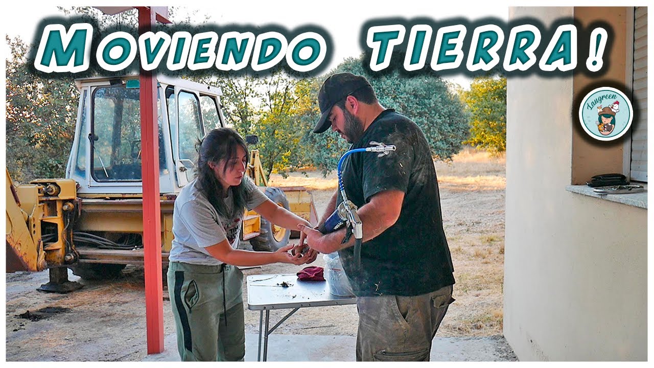 APRENDIENDO a usar el CAZO de la EXCAVADORA de la FINCA! 🌱