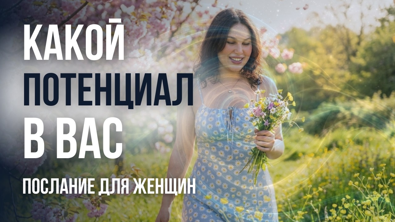 🌷🌷🌷 Послание женщинам: какой талант и потенциал заложен в вас