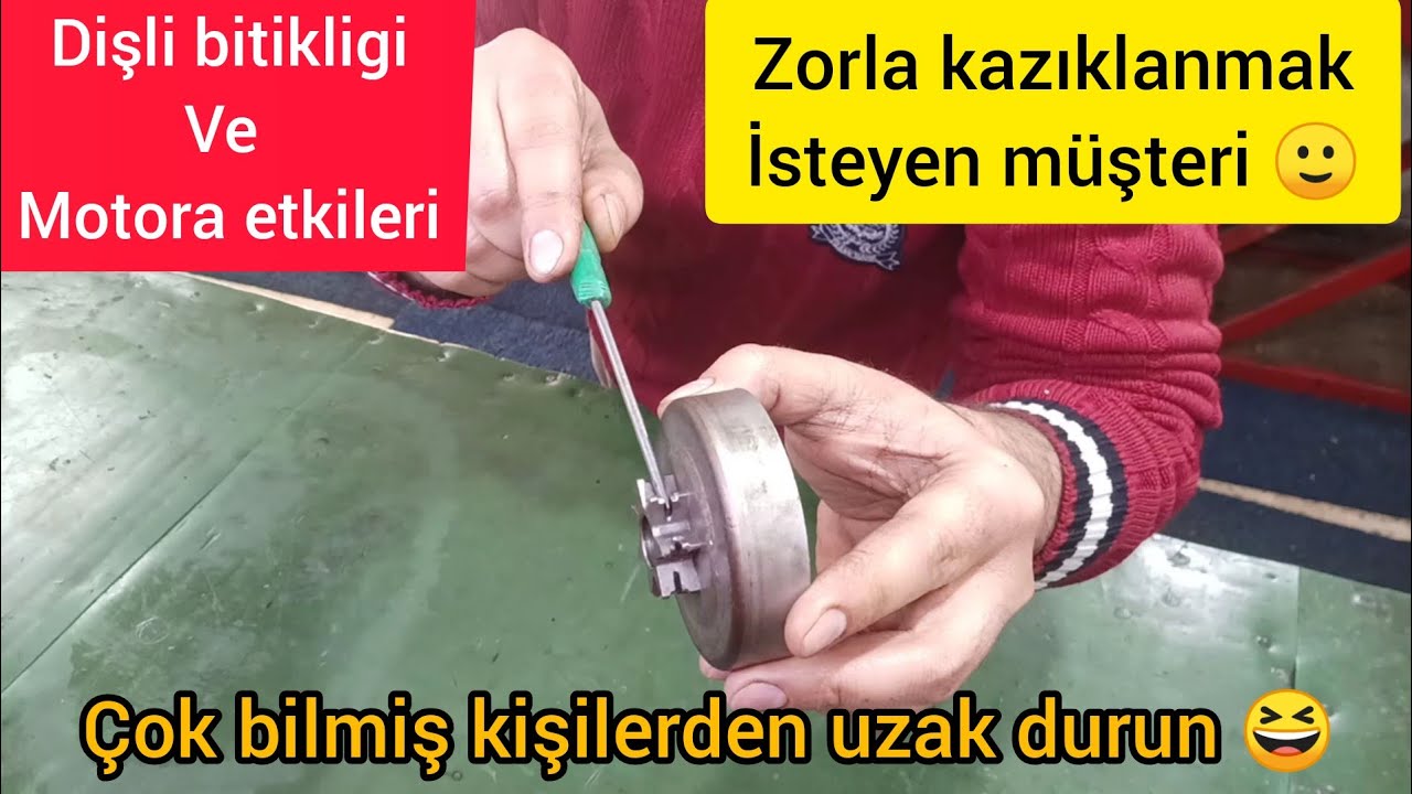 motorlu testere zinciri neden zor döner.! zincir dişlisinin bitik olduğu nasıl anlaşılır.?