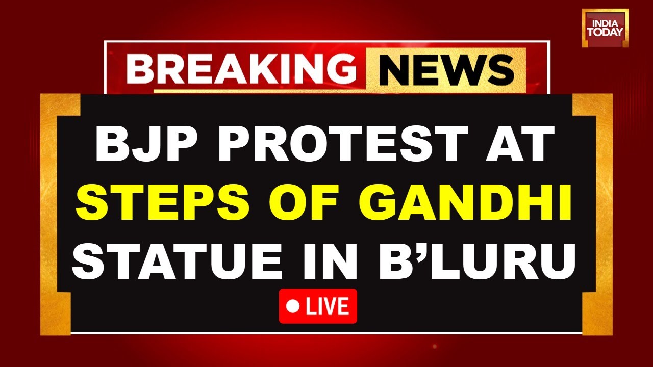 LIVE: BJP Protests In Bengaluru Over Stadium Stampede Tragedy | Karnataka News | Bengaluru Stampede