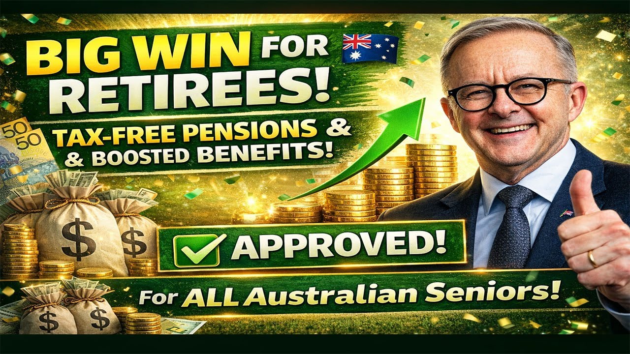 Retirees&rsquo; BIG WIN: Tax-Free Pension Update | Boosted Benefits Confirmed | Australia Seniors 2026