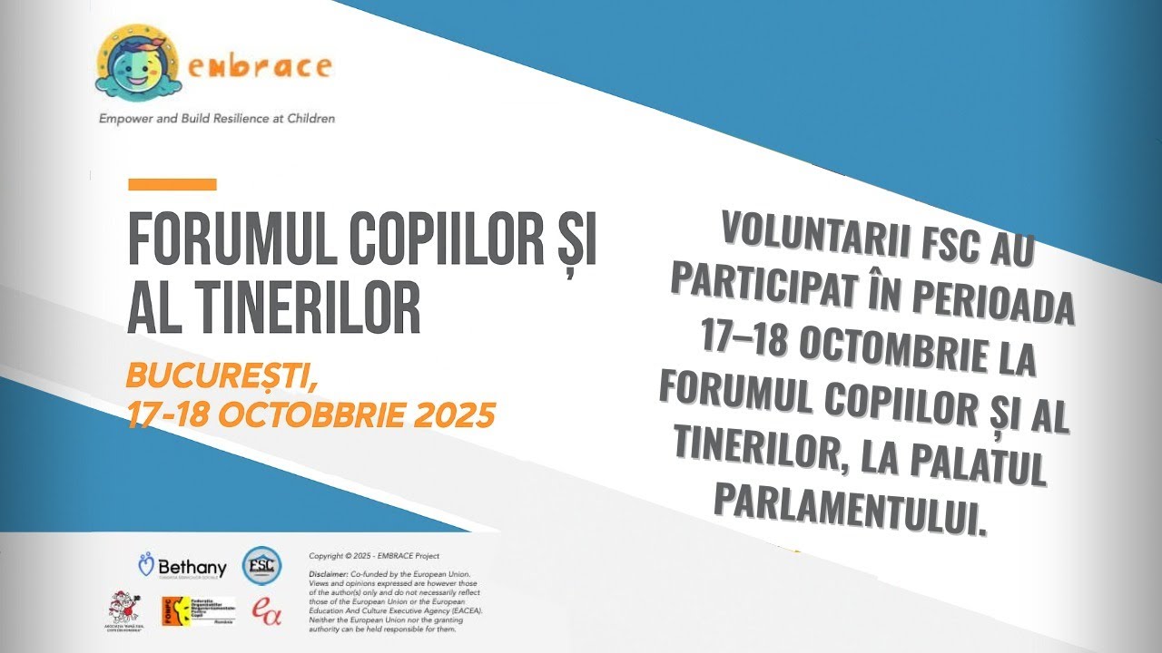 Forumul Copiilor și al Tinerilor - FSC Bacau
