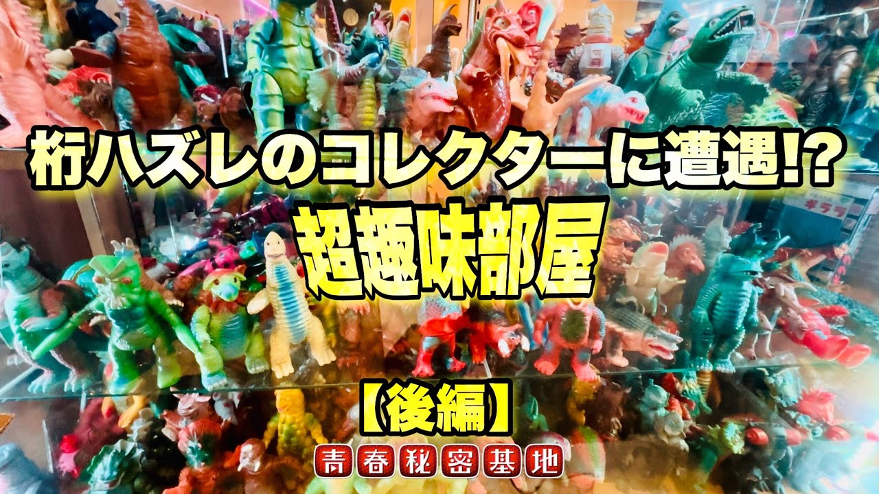 【激ヤバの趣味部屋】ソフビ.合金.マシンダーもレトロ玩具がギッシリ詰まったハイレベルな空間。テンション⤴︎⤴︎怪獣.特撮ヒーロー.アニメロボット大集合な趣味部屋。