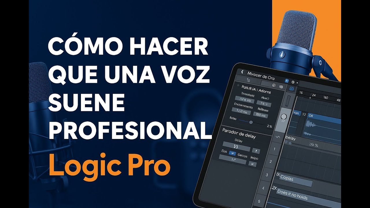 Cómo hacer que la voz suene profesional en Logic Pro