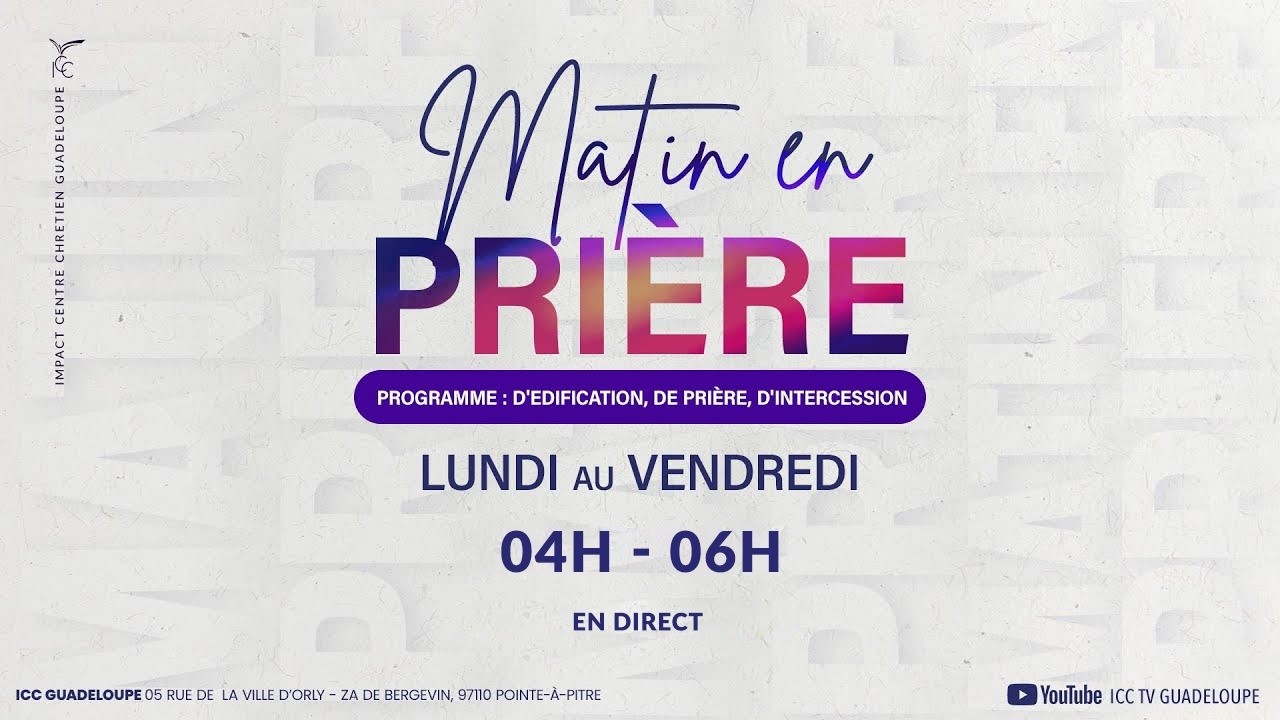 MATIN EN PRIÈRE - COMMANDE AU MATIN Apotre Yvan CASTANOU - MARDI 03 MARS 2026
