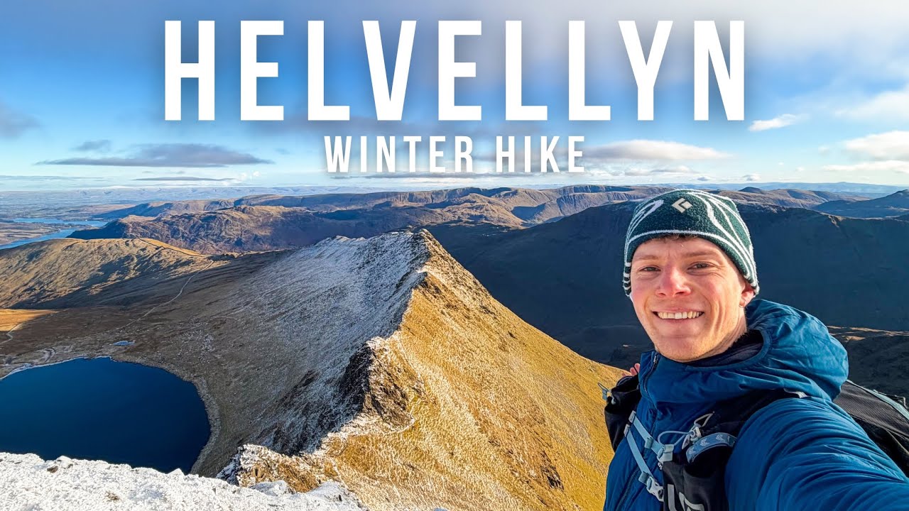 Solo Hiking Helvellyn In Winter - A Frozen Lake District