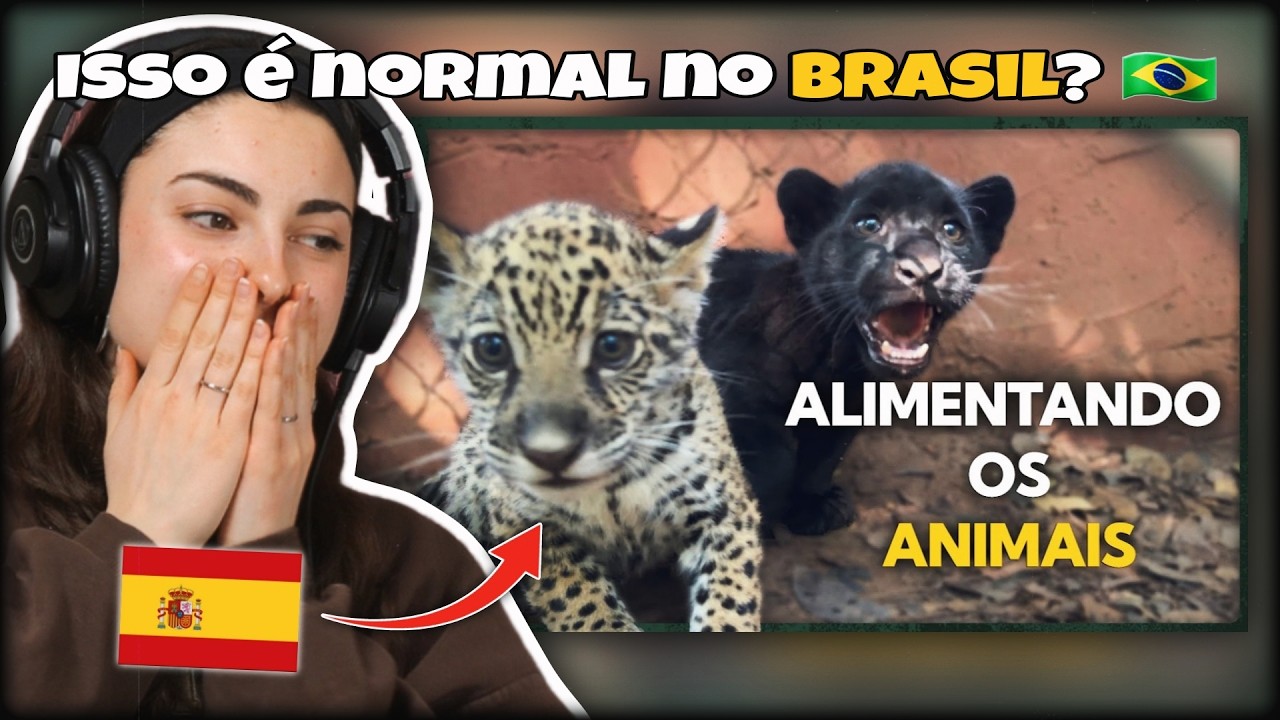 ESPANHÓIS CHOCADOS COM OS ANIMAIS DO INSTITUTO ONÇA-PINTADA! 😱
