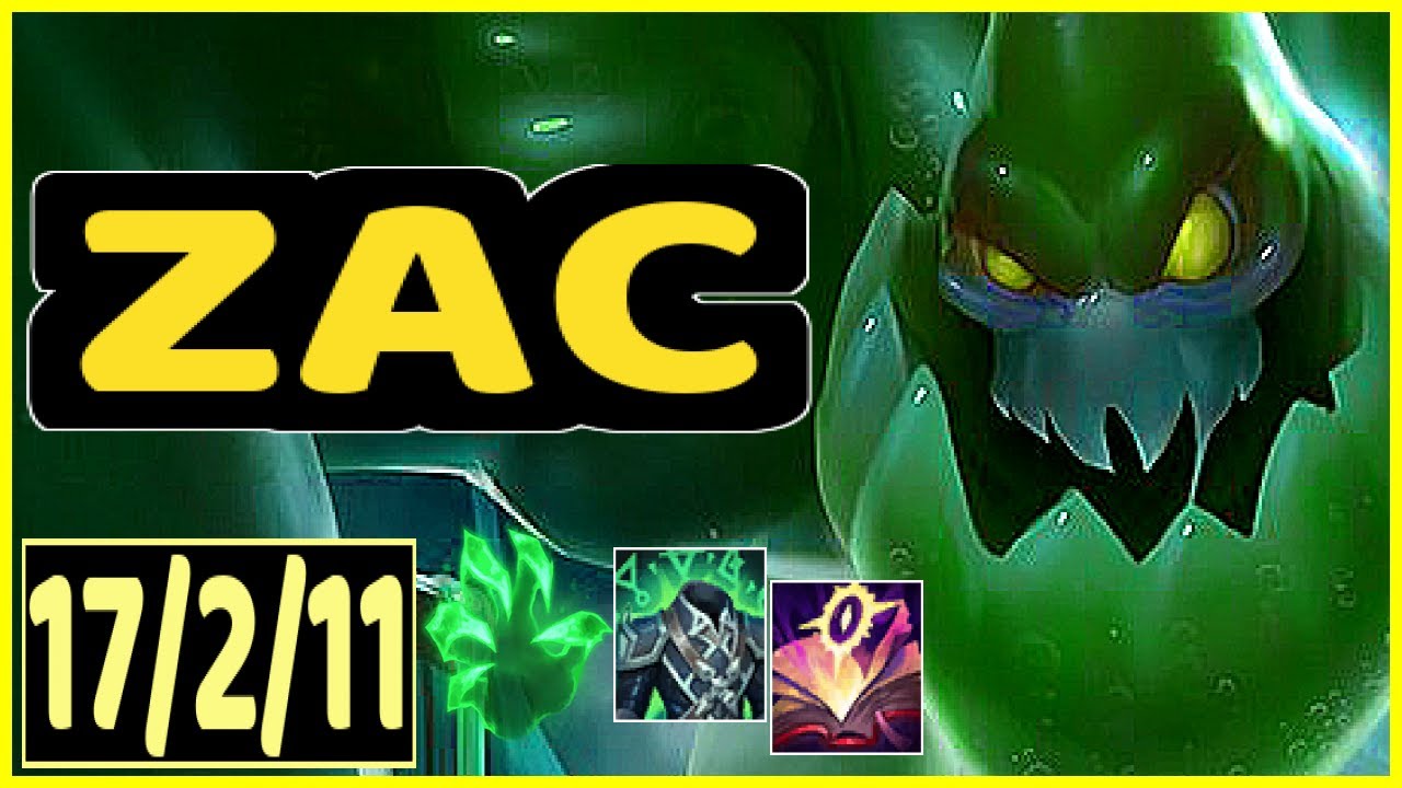 ZAC VS GAREN - 17/2/11 KDA TOP GAMEPLAY