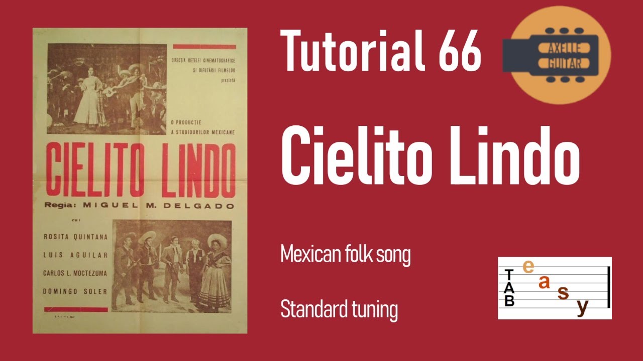 Cielito Lindo + free TABS - Easy Classical Guitar Tutorials 66 by Axelle Guitar