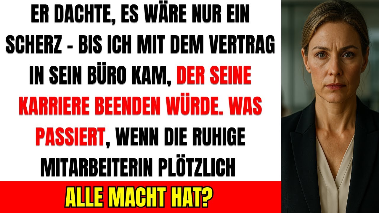 Der Manager Witzelte Über Meine Kündigung – Also Ging Der Scherz Nach Hinten Los…