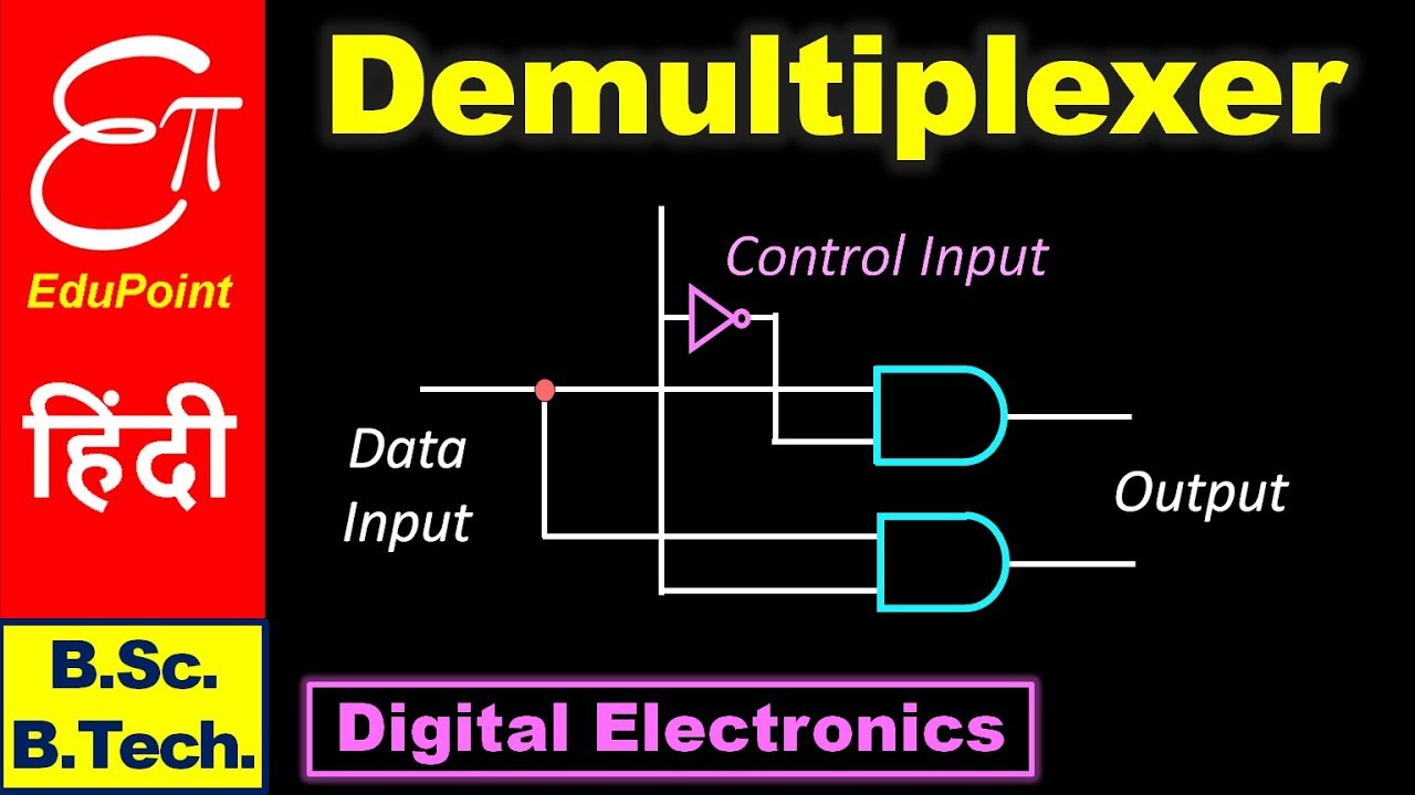 DEMULTIPLEXER || Digital Electronics in Hindi for B.Sc. and B.Tech.