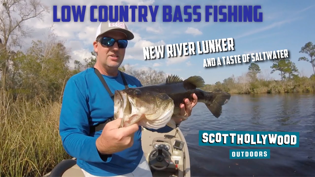 New River Lunker and a Taste of Saltwater (Low Country Bass Fishing)