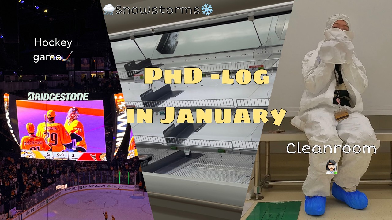 [phD-log] 미국 박사생 브이로그 | 0:3에서 5:3으로? 하키 역전승 직관과 역대급 사재기 현장