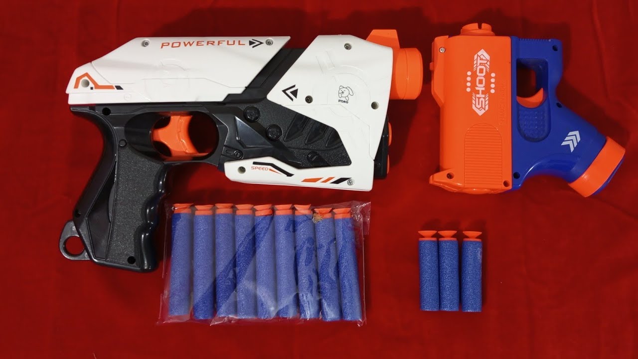Hot shooting gun Blast soft bullets  gun unboxing video