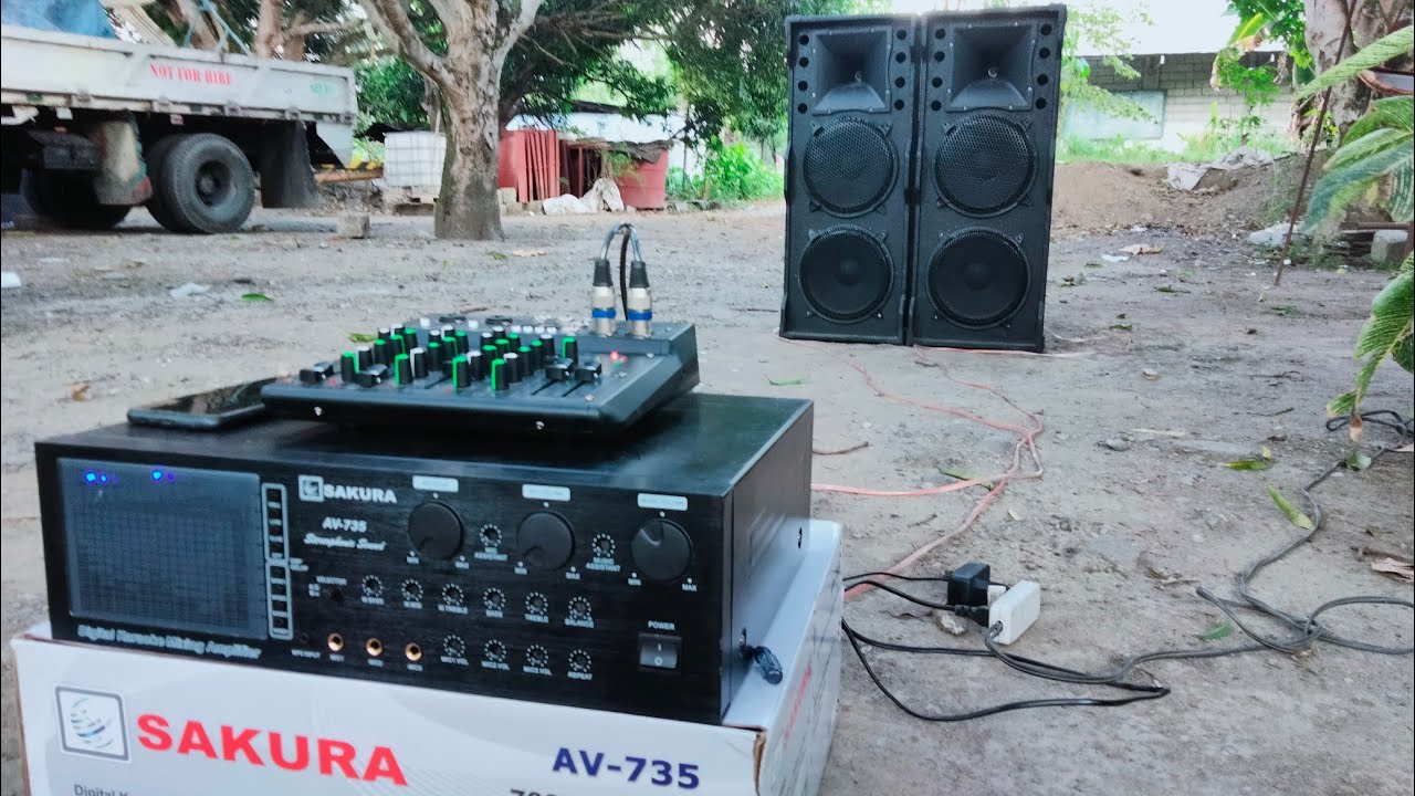 Sakura av 735 unboxing and review plus soundcheck