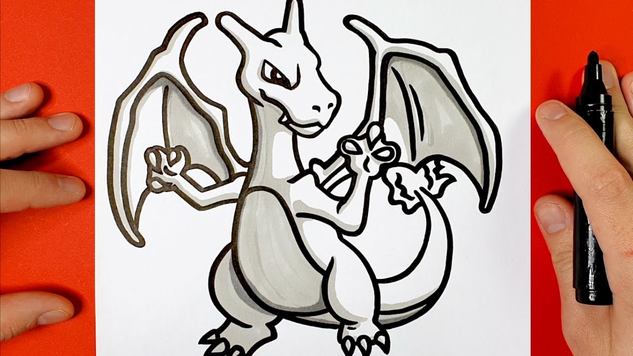 COMMENT DESSINER DRACAUFEU - TUTO DESSIN