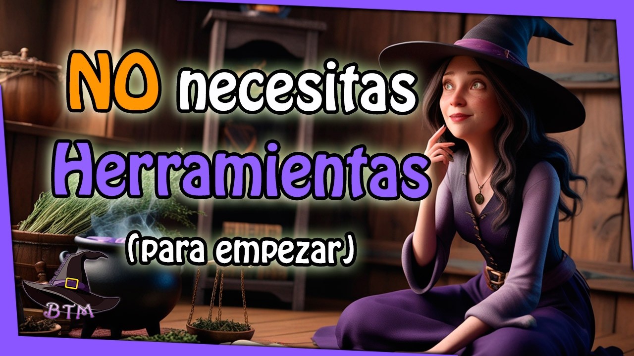 7 HERRAMIENTAS básicas para la BRUJA ¡Y ya las tienes!✨CURSO de BRUJERÍA✨