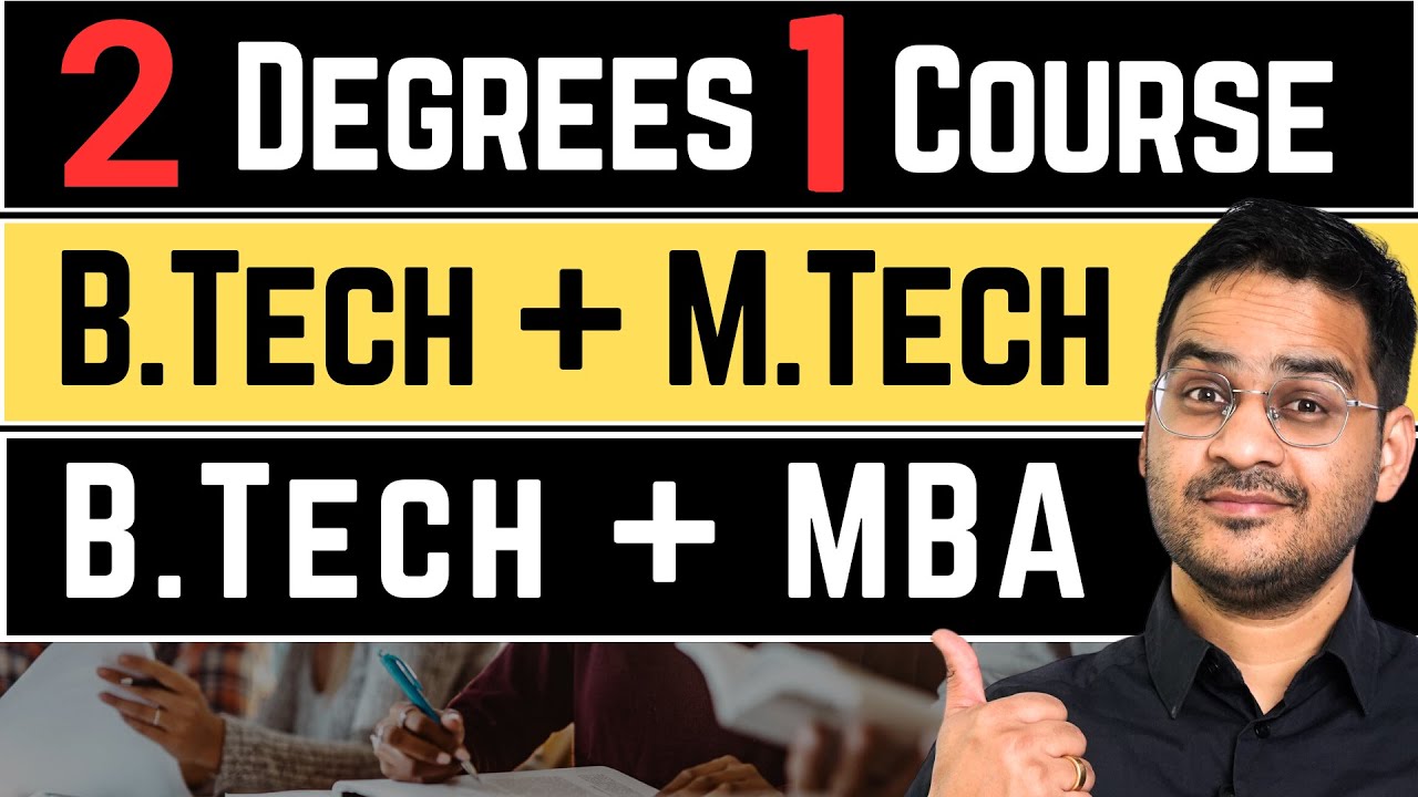 💥BTech + MBA Dual Degree? Ek Saath 2 Degree! Integrated Course Benefits! #dualdegree #btechColleges