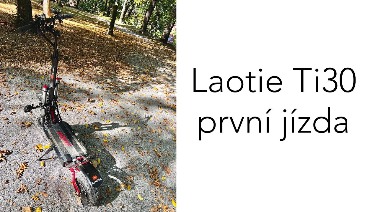 Laotie Ti30 5600W - první jízda na offroad bestii. Tohle mě baví!!
