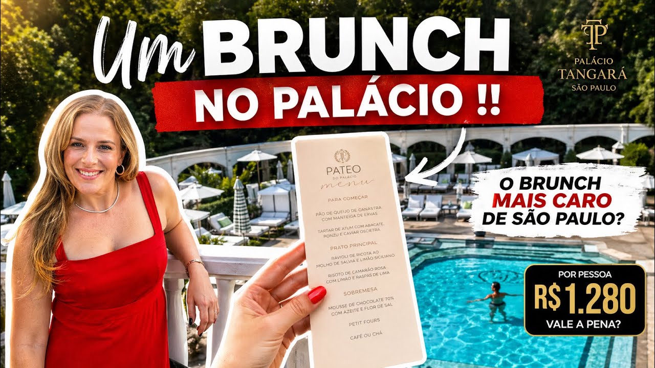 BRUNCH no Palacio Tangará: O brunch mais caro de São Paulo vale a pena? #brunch #viagem 