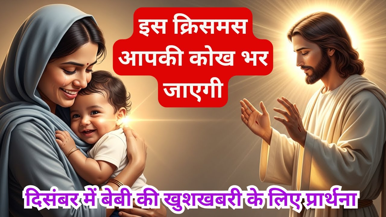 इस क्रिसमस आपकी कोख भर जाएगी ✨ गर्भधारण के लिए चमत्कारी प्रार्थना | Miracle Pregnancy Prayer ✝️