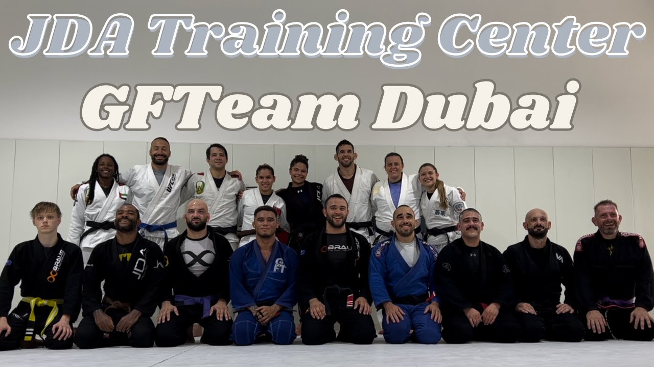 Visitei a Academia de Jiu Jitsu JDA Training Center- GFTeam em Dubai.