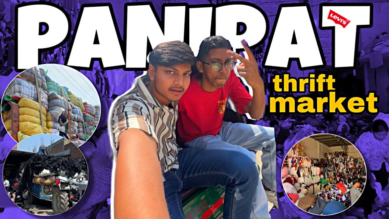 panipat thrift market🥵/and bought a lot more / if you want start you thrift page 💎