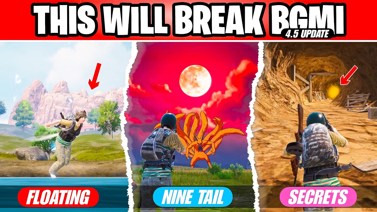 BGMI 4.5 Update Naruto TOP 30 Features& Changes - This Might Be The BEST Update Ever! 🔥