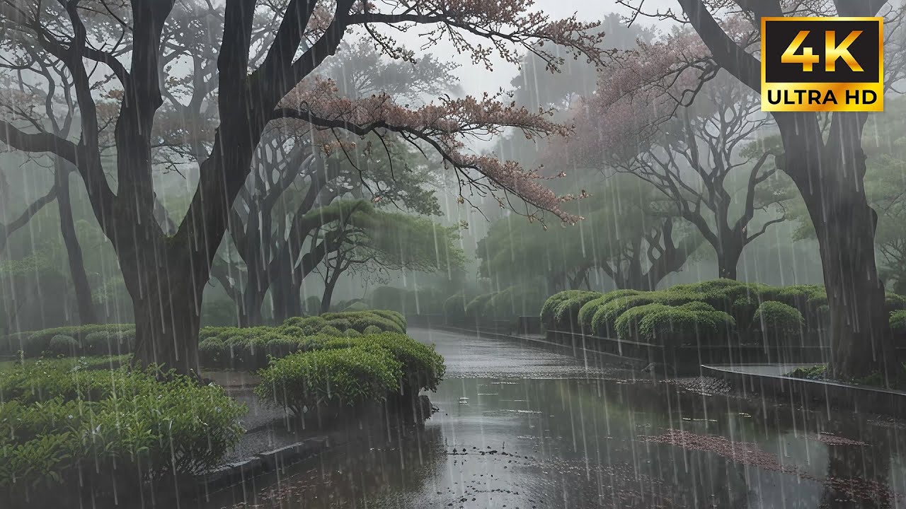 Soothing Rainfall Sounds for Sleep to Fall Asleep Fast and Beat Insomnia Gently