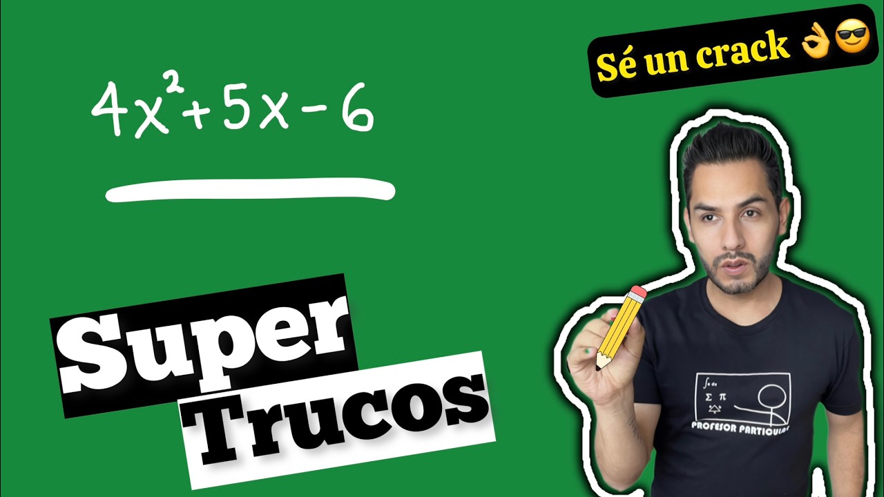 ✅ FACTORIZAR Trinomios: 3 Técnicas Pro [𝐍𝐨 𝐭𝐞 𝐥𝐚𝐬 𝐞𝐧𝐬𝐞ñ𝐚𝐧 𝐞𝐧 𝐜𝐥𝐚𝐬𝐞❌​😵] Álgebra