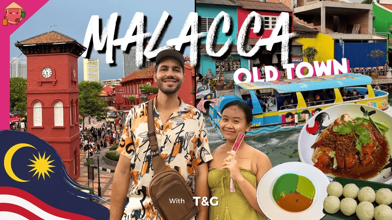 🇲🇾 The Cutest Town in Malaysia! Exploring Malacca Old Town in 1 day with us