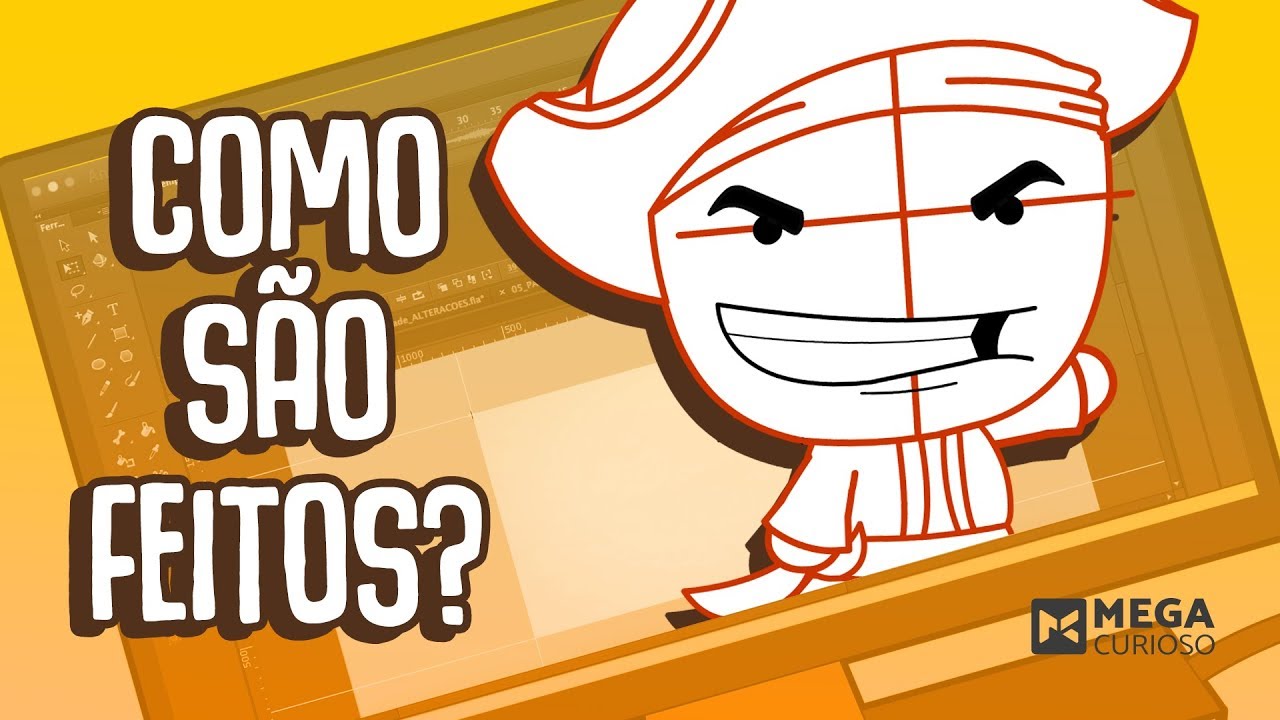 COMO &Eacute; FEITA UMA ANIMA&Ccedil;&Atilde;O DO MEGA CURIOSO?