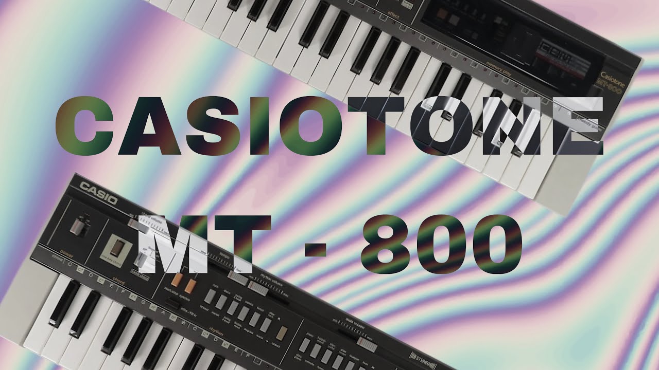 CASIO TONE - MT 800 (80's synth review)