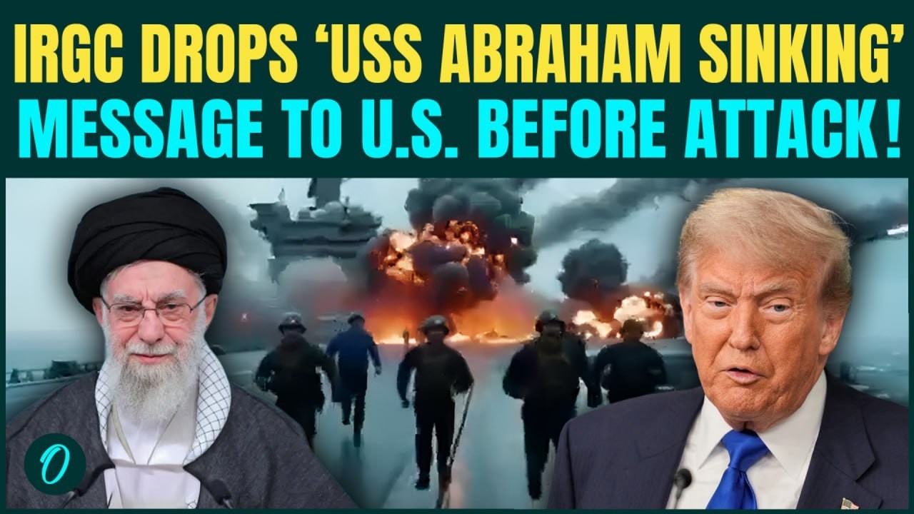 U.S vs Iran BREAKING: IRGC Drops CHILLING Video Of Sinking USS Abraham With LETHAL Missiles & Drones