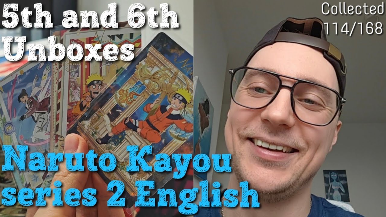 5-е и 6-е открытие паков Naruto Kayou Card English series 2, SEA Version