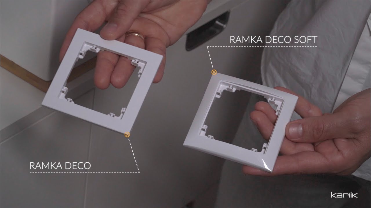 Karlik Elektrotechnik - DECO - jedna seria r&oacute;żne kształty ramek