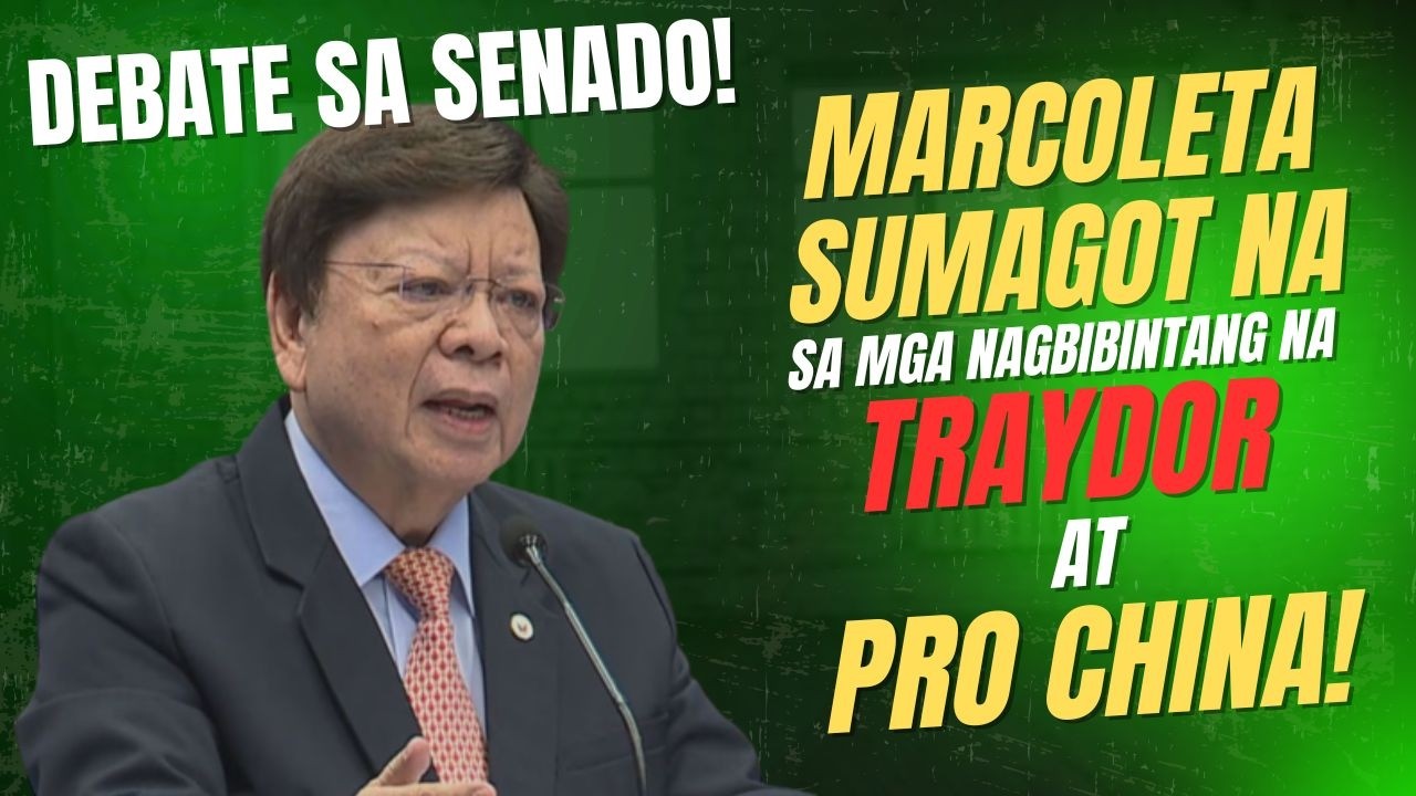 MARCOLETA SUMAGOT NA SA MGA SUMAWSAW AT NAGBINTANG NA TRAYDOR AT PRO CHINA!