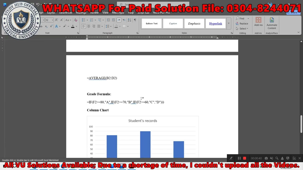 CS001 Assignment 2 Solution Spring 2026 , CS001 Assignment 2 Solution 2026 #CS001 #vuassignments