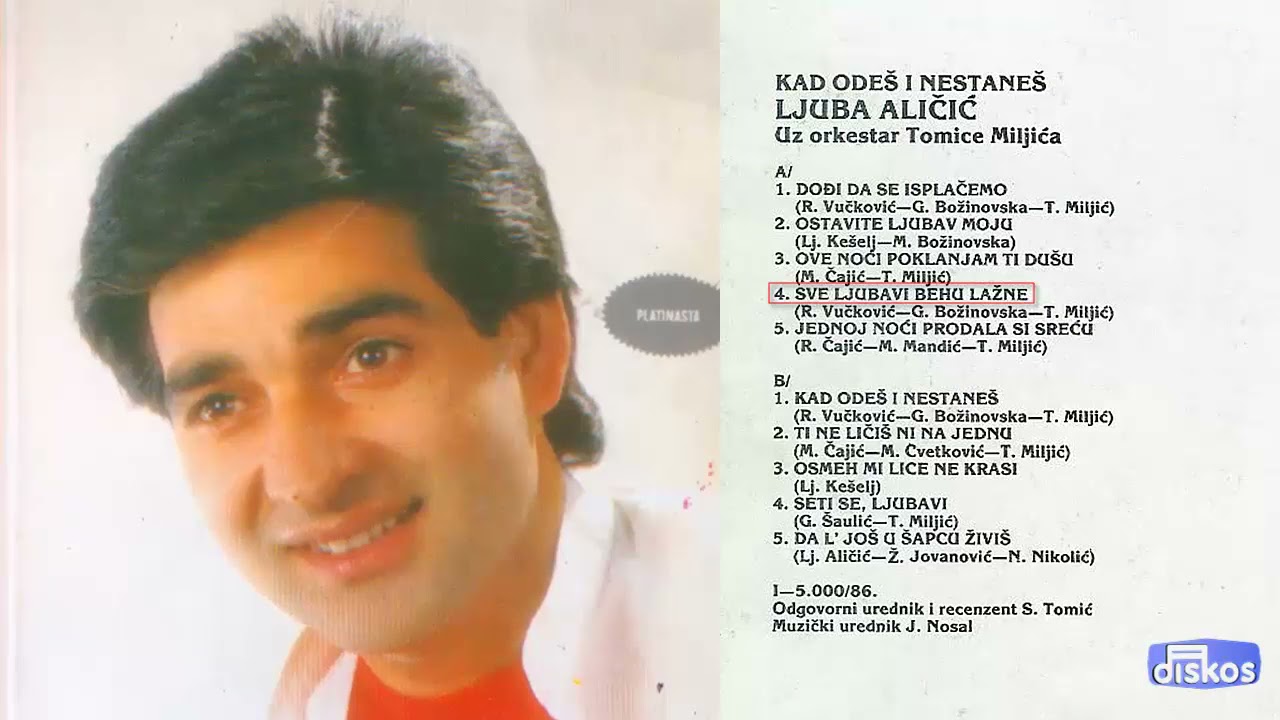 Ljuba Alicic - Ti ne licis ni na jednu - (Audio - 1986) - CEO ALBUM