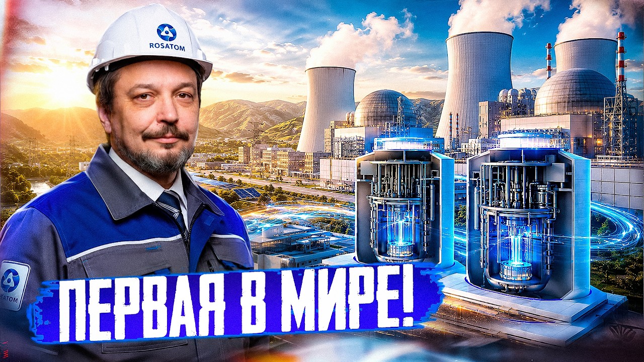 Революция в энергетике! Россия строит ПЕРВУЮ В МИРЕ комбинированную АЭС