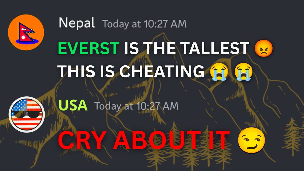 Countries Arguing Over the Tallest Mountain (Things Got Heated 😳)